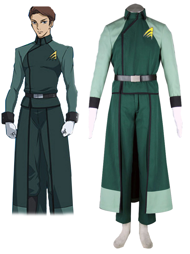 Gundam00 A Laws Male Uniform Cosplay Costume